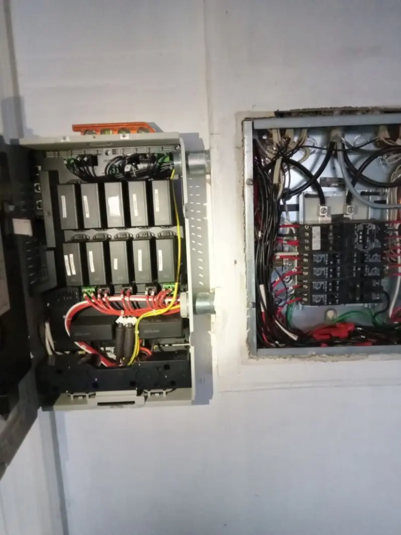 Electrical panel upgrade completed for Carbon Monoxide Detector Installation in Vernon